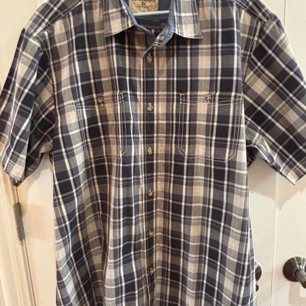 Outdoor life Men's Blue Plaid Shirt